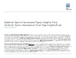GS International Equity Insights Fund and International Small Cap Insights Fund - Attribution 2016