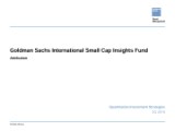 GS International Small Cap Insights Fund - Attribution 3Q 2016