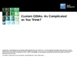 Custom QDIAs for Target Date Funds - Presentation